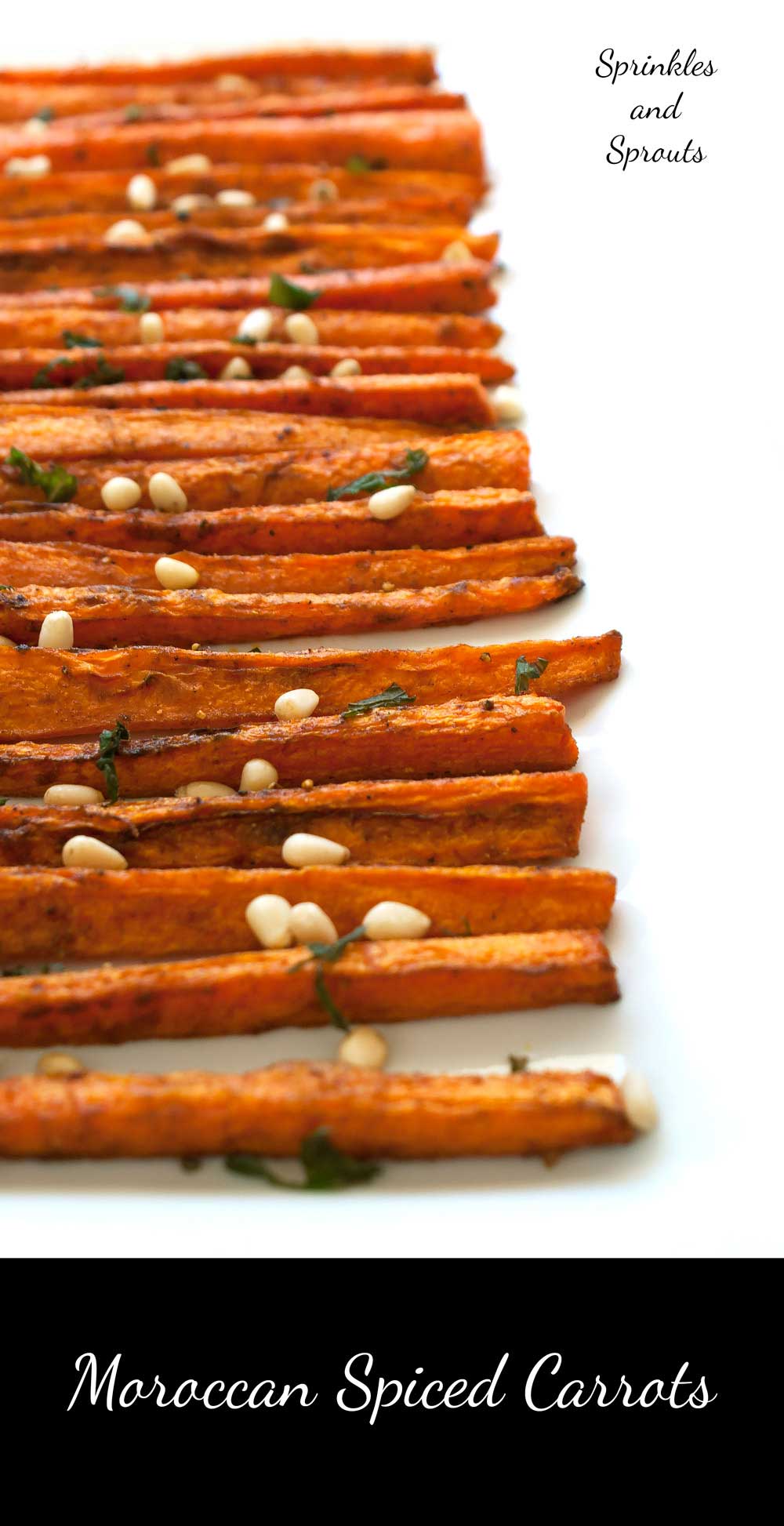 Moroccan Spiced Carrots. A sweet, earthy, spicy side dish. Or add them to a salad and make them the vegetarian hero. Delicious, healthy and totally yum! 