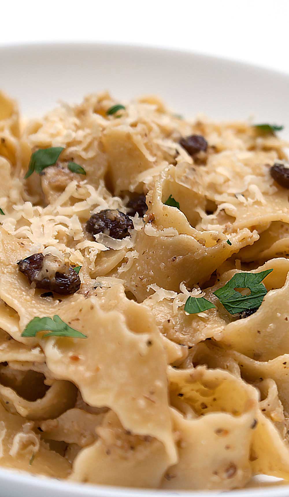 Pasta Foriana. A great vegetarian pasta dish that uses store cupboard ingredients.