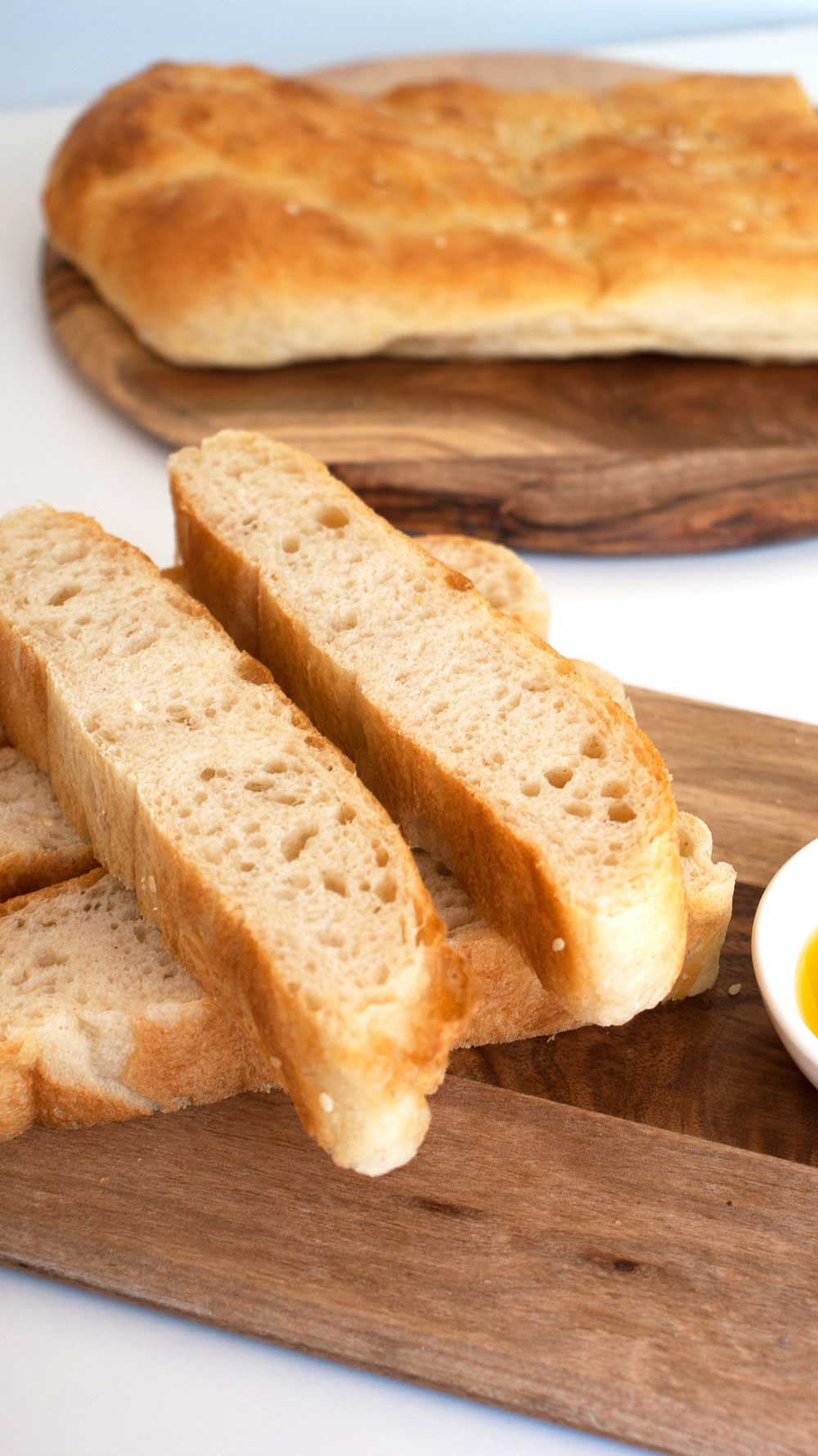 Turkish bread recipe. A delicious authentic loaf that can be frozen making it great to serve to last minute guests. Or enjoy as part of a meze style meal.