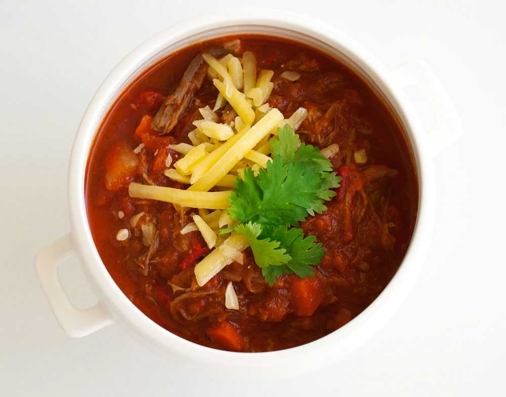 Aromatic Beef and Tomato Soup. A quick and delicious soup that makes left over beef go a long way.