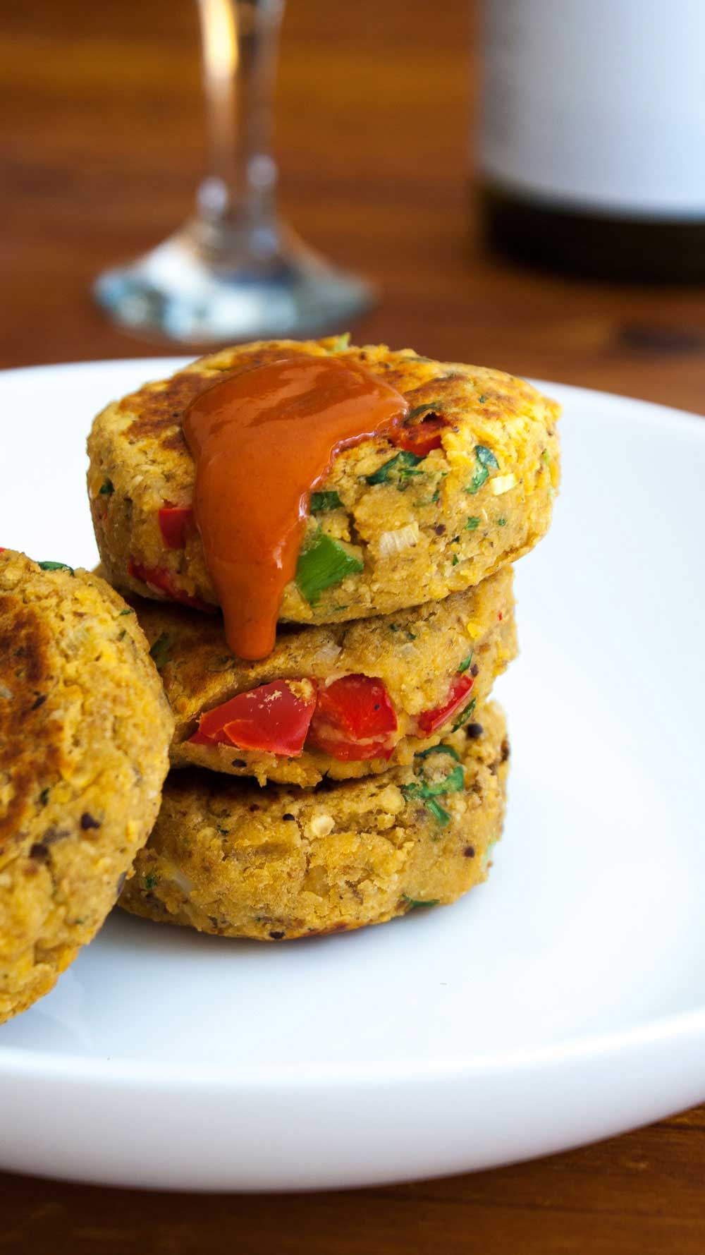 Lentil Patties. A great vegetarian dish, that is delicious eaten warm or cold. Great for lunch boxes and as a canapé or appetiser.