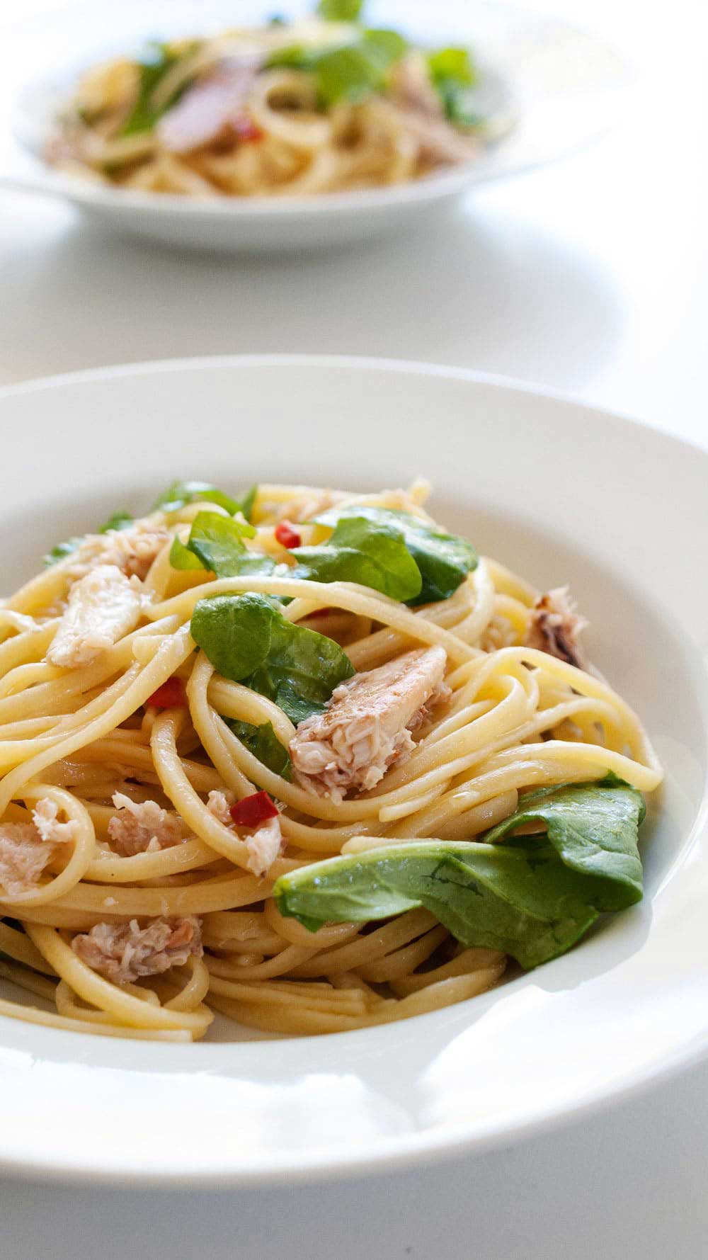 Crab and Rocket Linguine