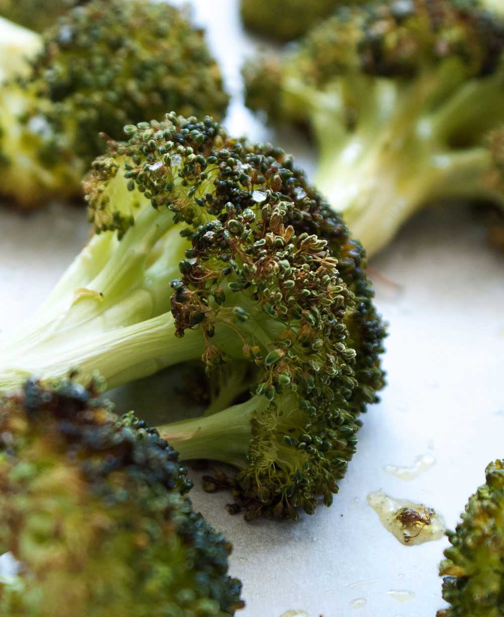 Roasted Broccoli. A delicious ad different way to eat broccoli. Once you eat it roasted you will never go back!