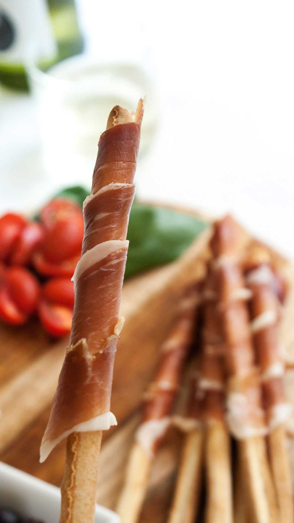Homemade Grissini. Gnarly, crunchy breadsticks perfect for dipping. Wrap them in prosciutto for an elegant and easy entertaining idea.