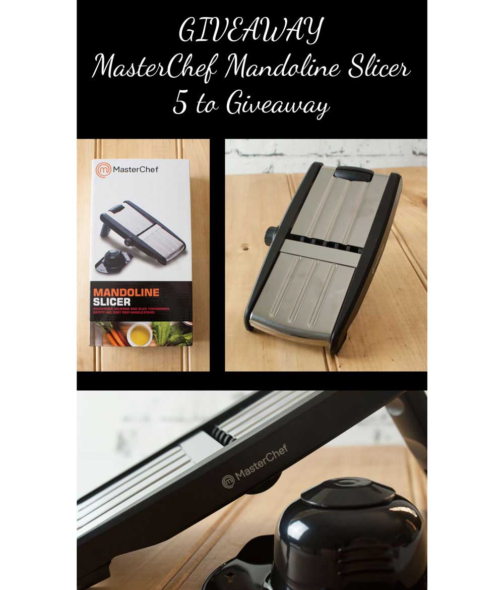 GIVEAWAY. MasterChef Mandoline Slicer Giveaway from Sprinkles and Sprouts