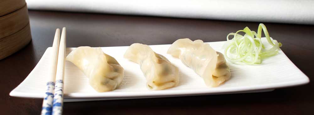 Steamed Prawn Gyoza (potstickers) are easier to make than you'd expect and they taste 100 times better than the store-bought ones!