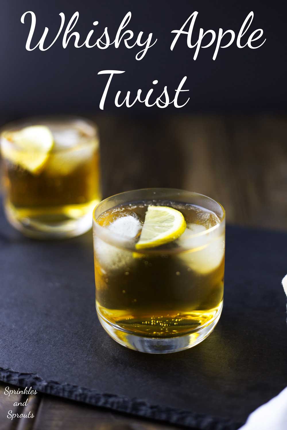 Whisky Apple Twist. This delicious whisky cocktail is seriously quaffable and perfect for serving to friends.