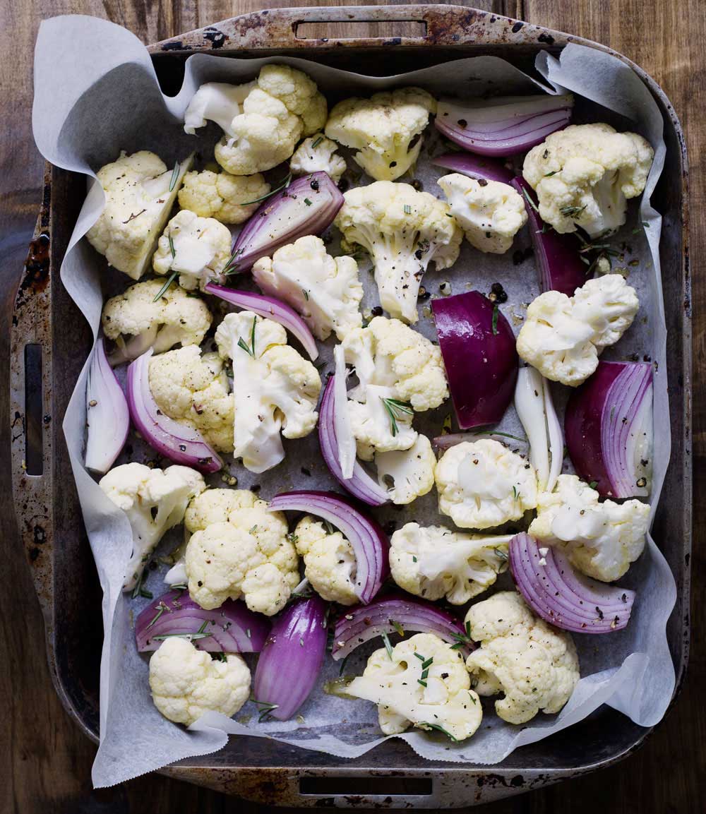 Roasted Rosemary Cauliflower