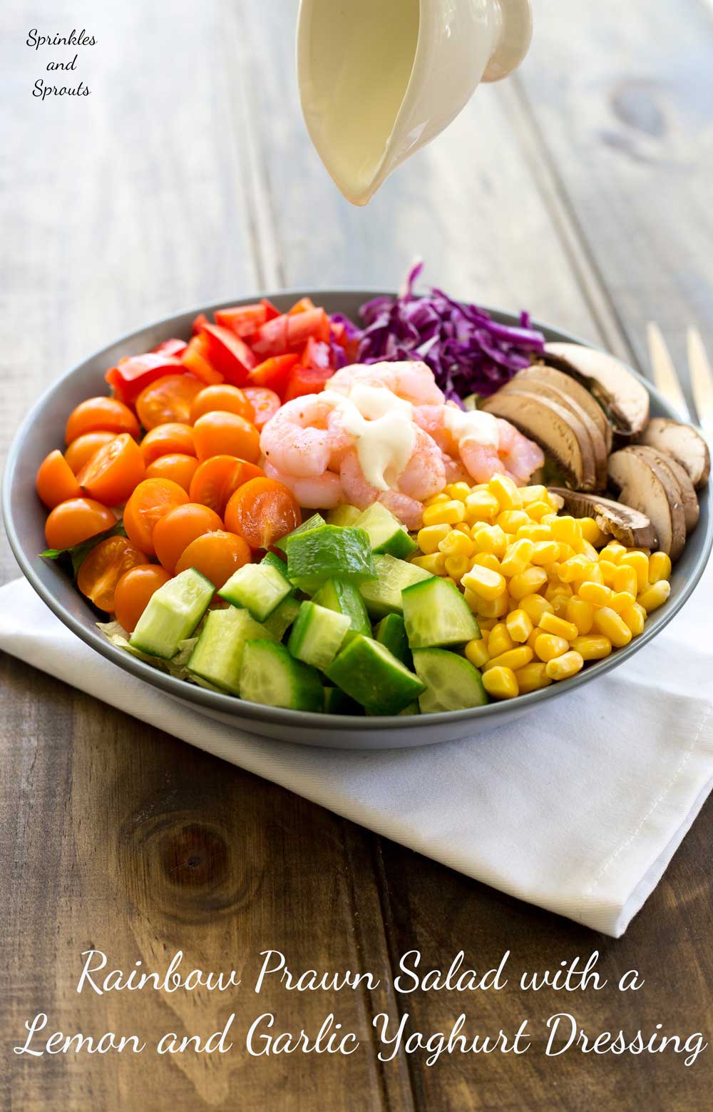Rainbow Prawn Salad and 10 Foods to Boost your Immune System this Spring