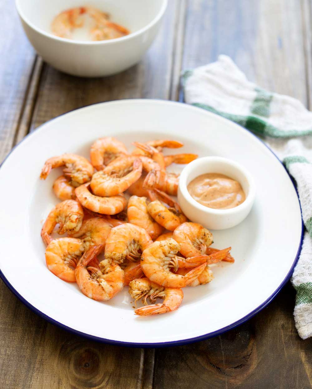 Steamed Spiced Shrimp with Old Bay Cocktail Sauce