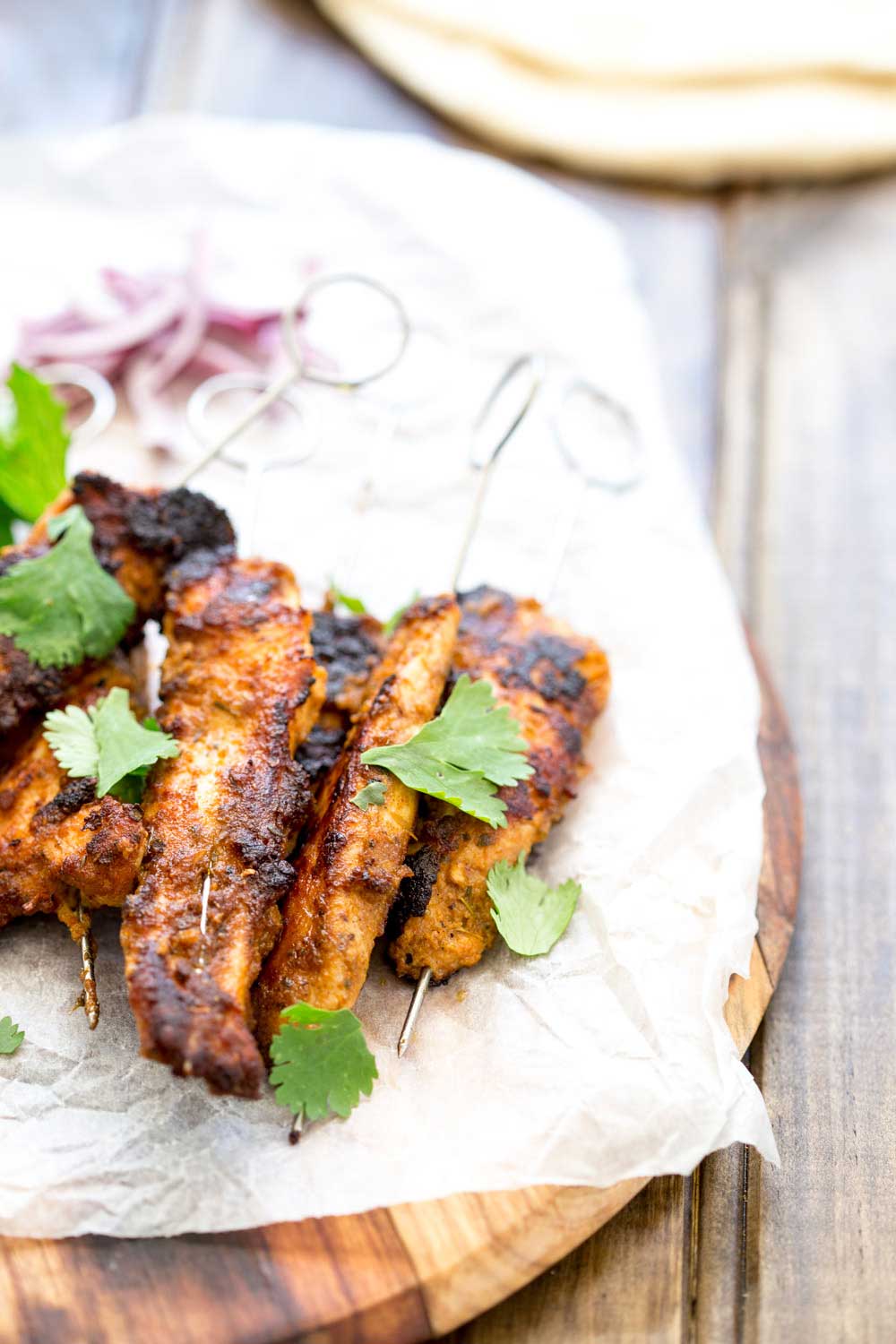 These Moroccan chicken skewers are a must. They are simple to make, taste delicious and are pretty much zero effort! The hardest job you have is pushing the chicken onto a skewer! All the work is done by the wonderful mix of spices that take plain chicken into a taste explosion! Served for dinner or as nibbles with drinks on game day!!! These are perfect for all the family.