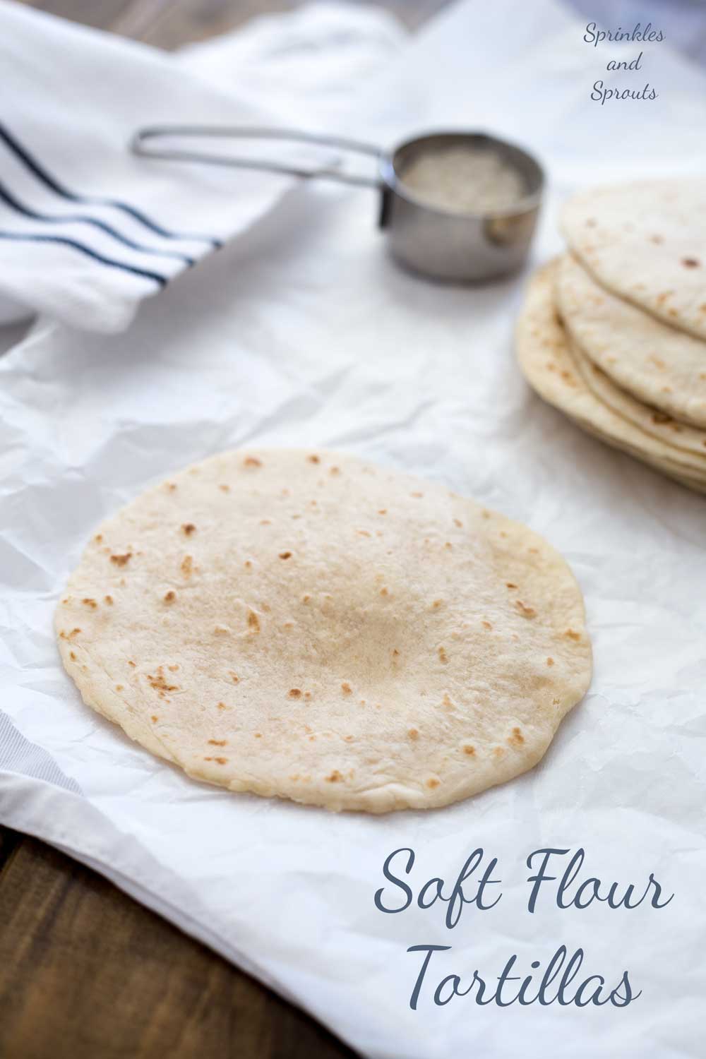 Soft flour tortillas, essential for tacos, quesadillas, burritos and fajitas. This recipe produces soft flexible tortillas with just 5 ingredients.