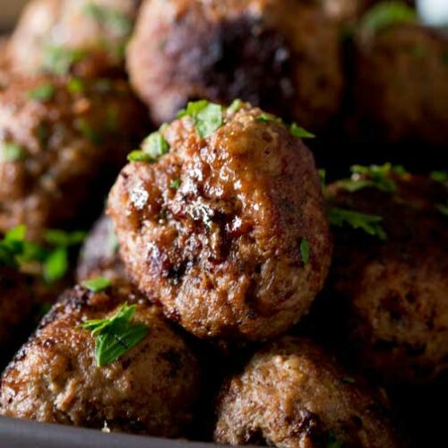 Moroccan Lamb Meatballs. These lamb meatballs are simple to make and there are some fabulous spices in these flavour packed meatballs | Sprinkles and Sprouts