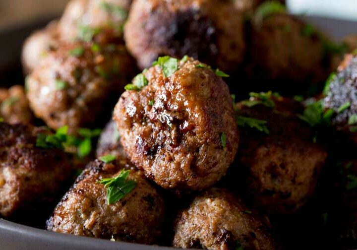 Moroccan Lamb Meatballs. These lamb meatballs are simple to make and there are some fabulous spices in these flavour packed meatballs | Sprinkles and Sprouts