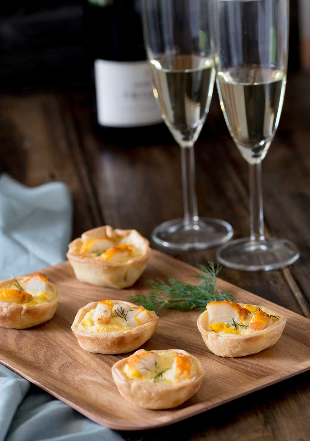 Smoked fish and sweetcorn combined with a a rich egg mixture and incased in a perfectly crisp tartlet case. These Smoked Fish and Sweetcorn Tartlets are so good, I bet you can't stop at one!