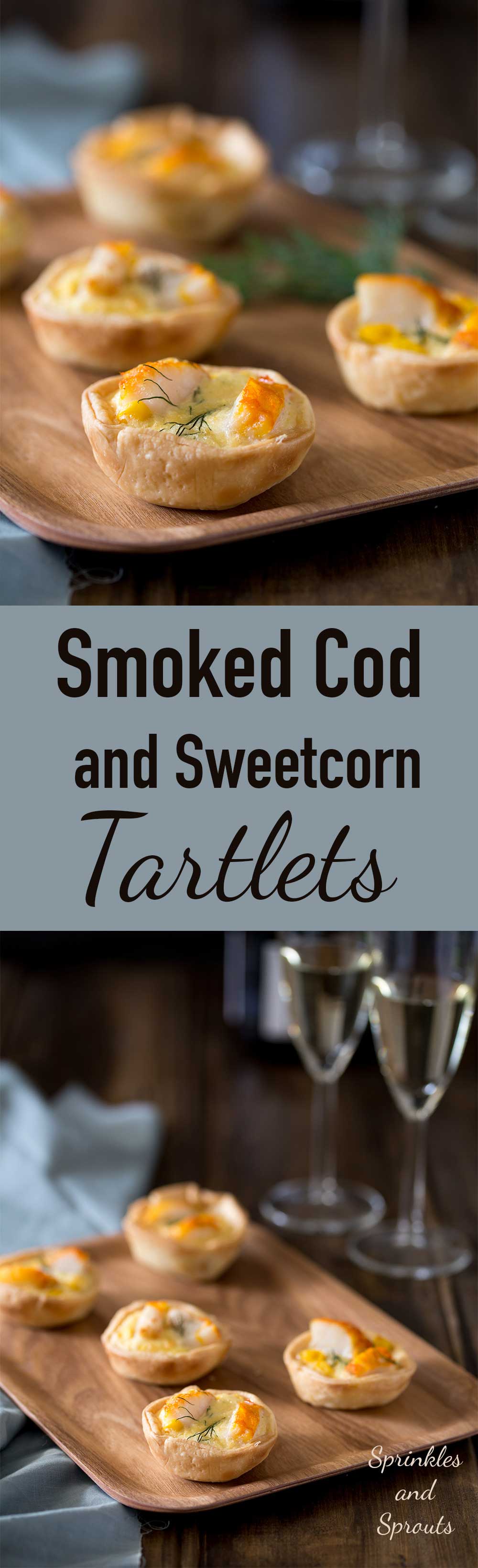 Smoked fish and sweetcorn combined with a a rich egg mixture and incased in a perfectly crisp tartlet case. These Smoked Fish and Sweetcorn Tartlets are so good, I bet you can't stop at one!