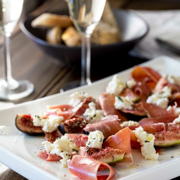 Fig, Ricotta and Prosciutto Salad Sprinkles and Sprouts