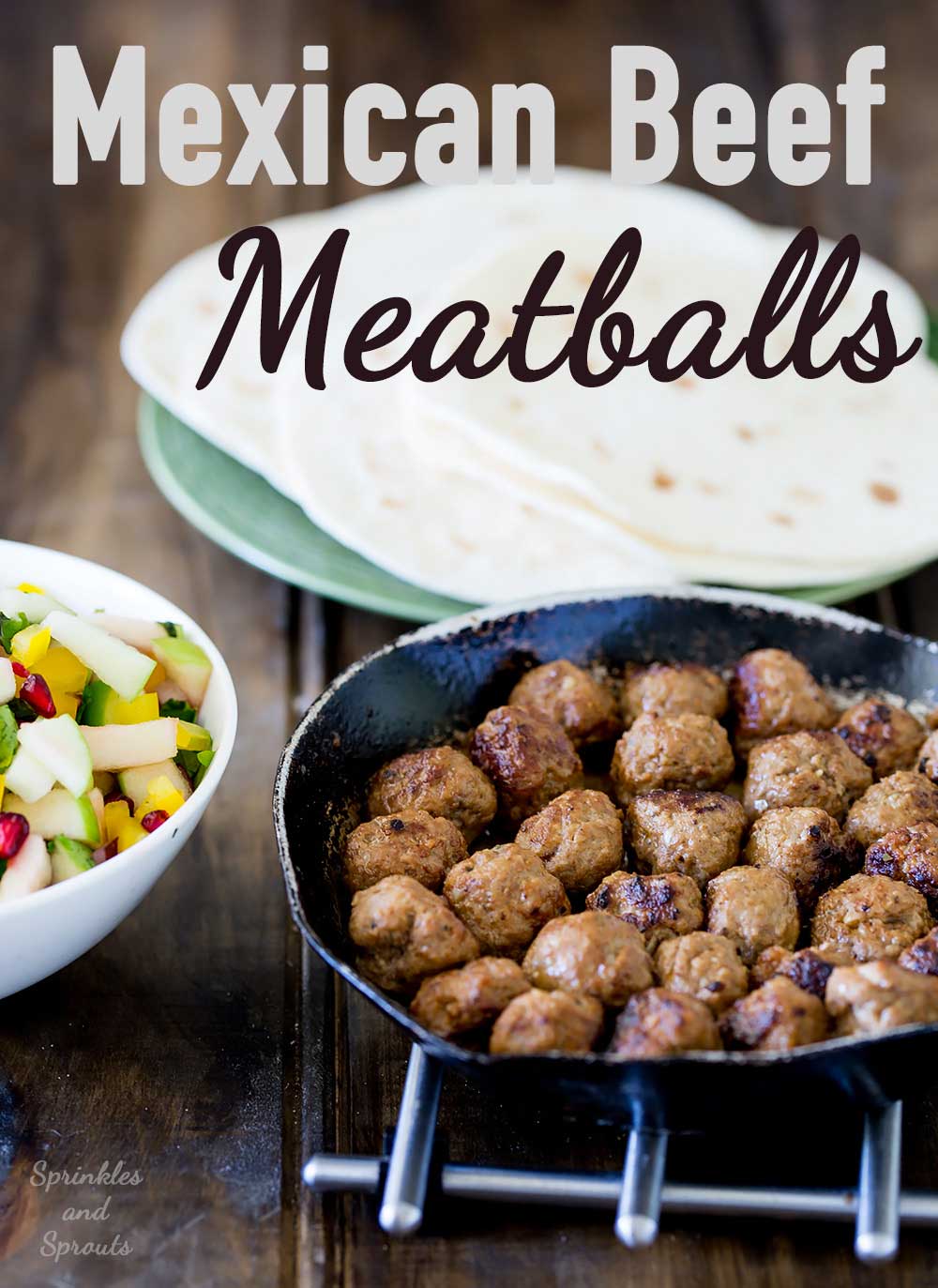Juicy beef meatballs, spiked with wonderful Mexican flavours. These are like chilli con carne in meatball form!!! Perfect for lunch, dinner or as a snack.