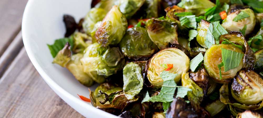These roasted brussels sprouts are a revelation!!! Deliciously charred, with a fabulously sweet, sour, spicy and salty dressing. I can guarantee that these will be demolished!!!