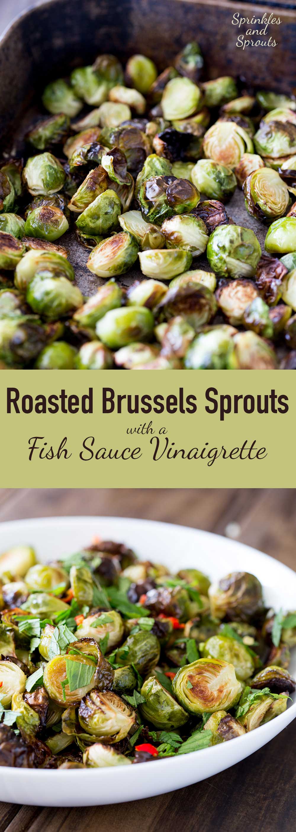 These roasted brussels sprouts are a revelation!!! Deliciously charred, with a fabulously sweet, sour, spicy and salty dressing. I can guarantee that these will be demolished!!!