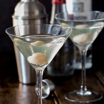 Lychee Martinis - Sweet, tropical and very very drinkable!!!!