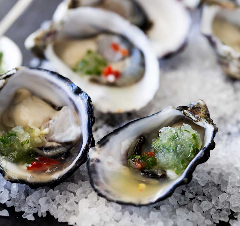 These Thai oysters are dressed with a sweet and spicy dressing and then topped with a cooling salty sour granita. The perfect balance of flavours. If you love oysters then I know you will love these babies! 
