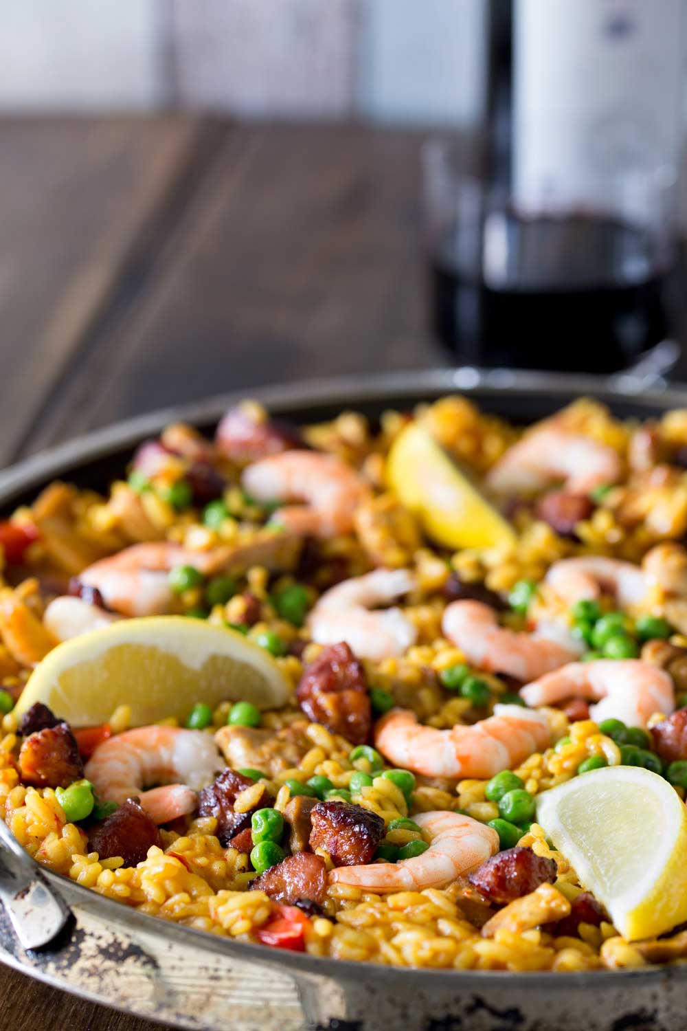 Paella is the ultimate one pan dish. Rice, meat and fish are cooked together in a flavourful stock in this easy and delicious Spanish classic.