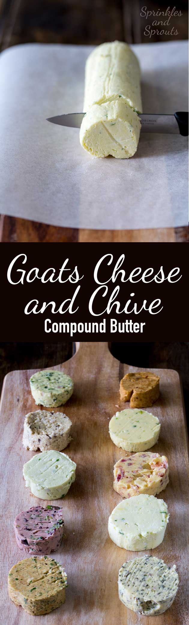 This Goats cheese butter is perfect for adding a slightly salty and rich edge to your dish. Simple to make and super creamy!