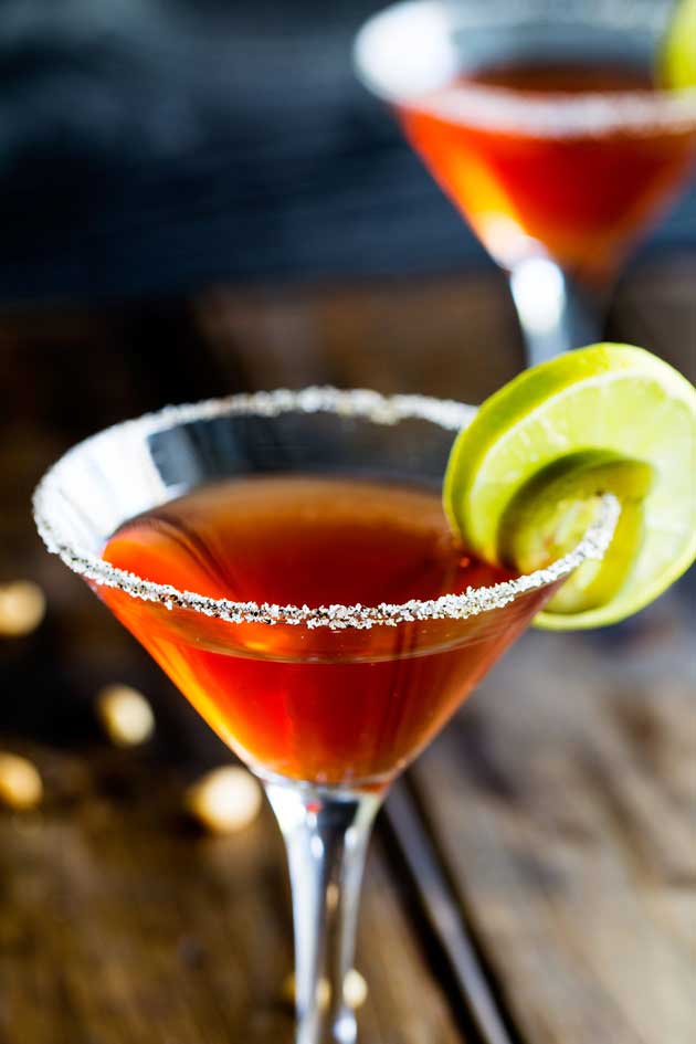 Yes you read this correctly a spiced capsicum martini! If you are a fan of the bloody mary and a salty margarita then this is the cocktail for you! From wwww.sprinklesandsprouts.com