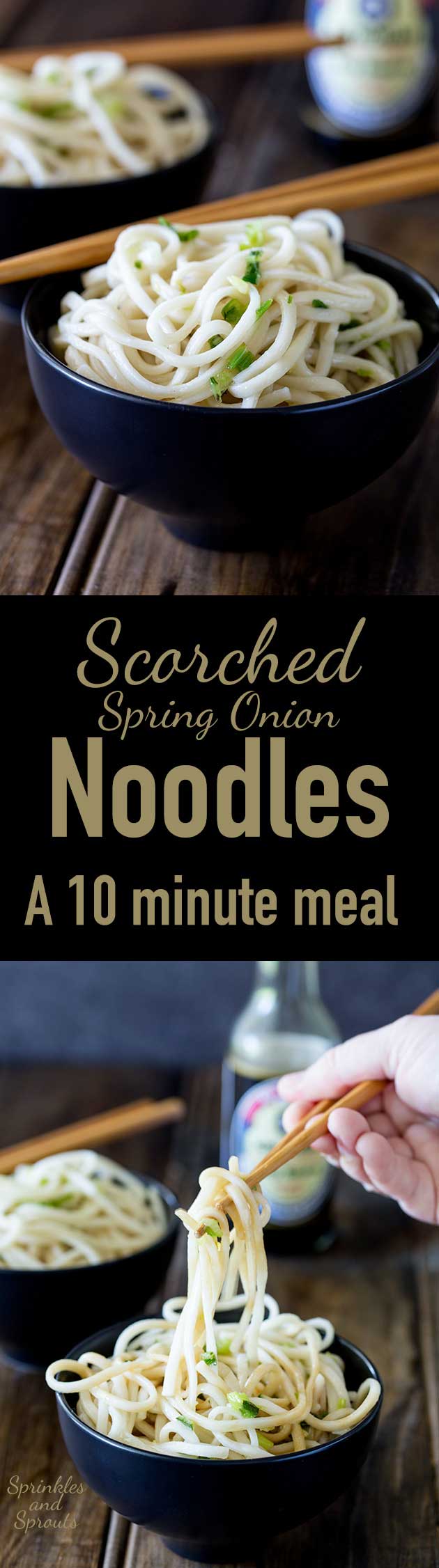 pin image of scorched spring onion noddles