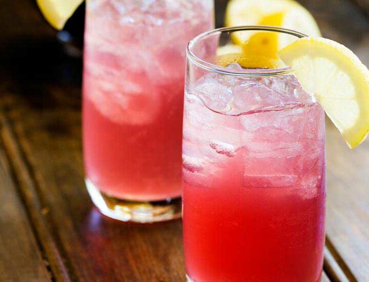 Alcoholic Pink Lemonade, with sweet and sour notes this cocktail will quickly become a firm favourite. Delicious, refreshing and so pretty!