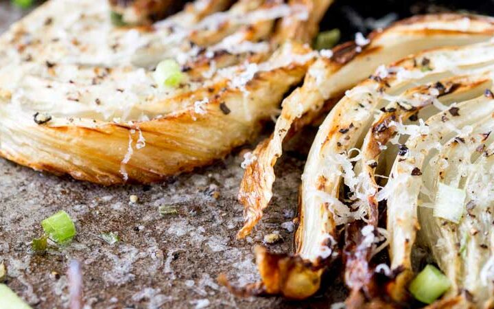 This roasted fennel dish is sweet and mellow and the perfect side for any occasion. It is simple to make and takes no effort as it roasts happily in the oven. Another great side recipe from Sprinkles and Sprouts