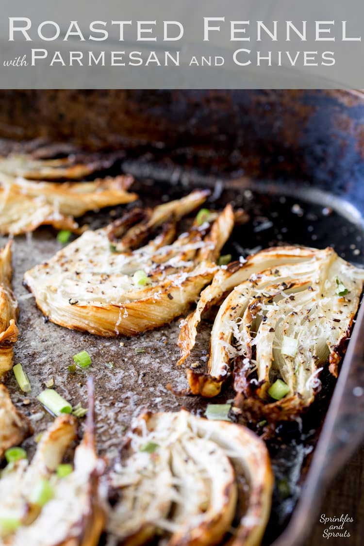 This roasted fennel dish is sweet and mellow and the perfect side for any occasion. It is simple to make and takes no effort as it roasts happily in the oven. Another great side recipe from Sprinkles and Sprouts