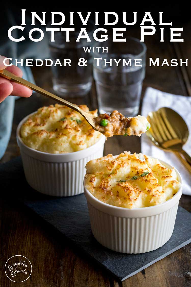 Cottage pie is such a comforting and delicious family meal. And this version is simple to prepare ahead and can be easily cooked from frozen! A sure family favourite! From https://www.sprinklesandsprouts.com