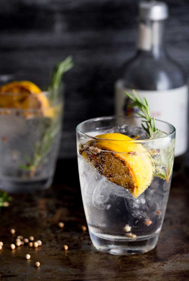 This Charred Lemon, Rosemary and Coriander Gin & Tonic is something special! The flavours are so perfectly balanced and it makes a very beautiful start to the evening/afternoon. Well to any occasion!!! Have one at lunch time I won't judge just pour me one too!!!