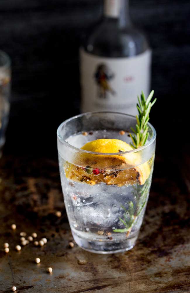 This Charred Lemon, Rosemary and Coriander Gin & Tonic is something special! The flavours are so perfectly balanced and it makes a very beautiful start to the evening/afternoon. Well to any occasion!!! Have one at lunch time I won't judge just pour me one too!!!