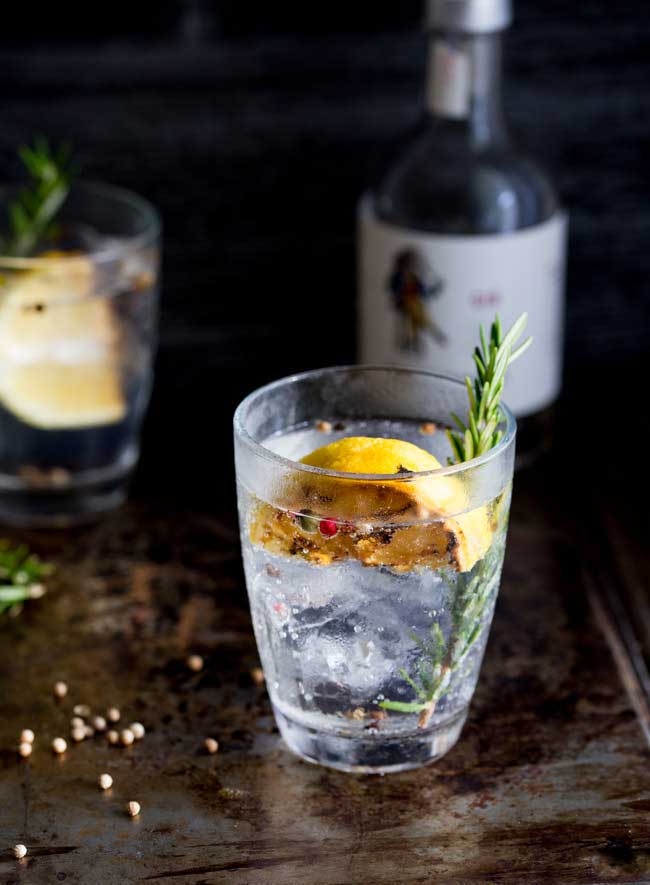This Charred Lemon, Rosemary and Coriander Gin & Tonic is something special! the flavours are so perfectly balanced and it makes a very beautiful start to the evening/afternoon. Well to any occasion!!! Have one at lunch time I won't judge just pour me one too!!!