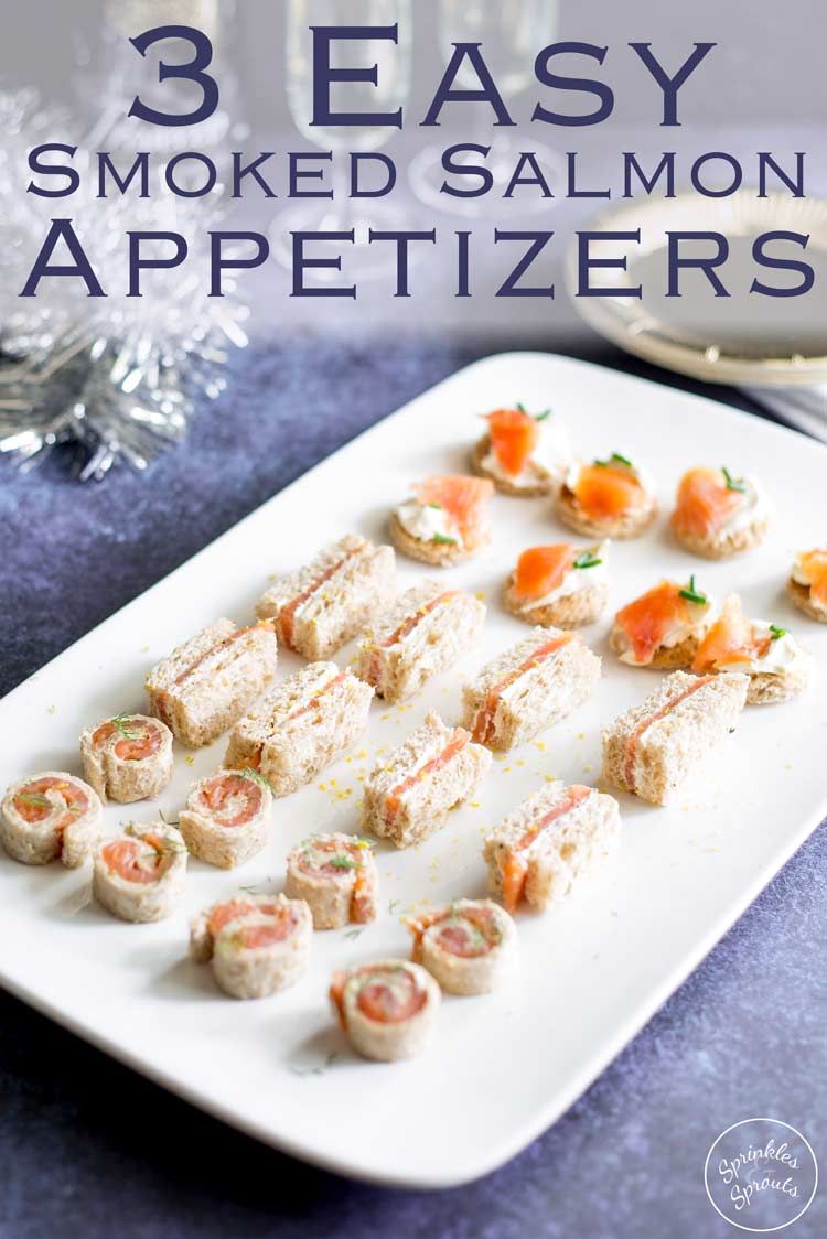3 Easy Smoked Salmon Appetizers that are super simple to make with supermarket ingredients, but the small bites add a wow factor to any occasion. Make all three from your base ingredients or pick one and pile your platter high with them. Whatever you choose to do these smoked salmon appetizers are perfect for parties!