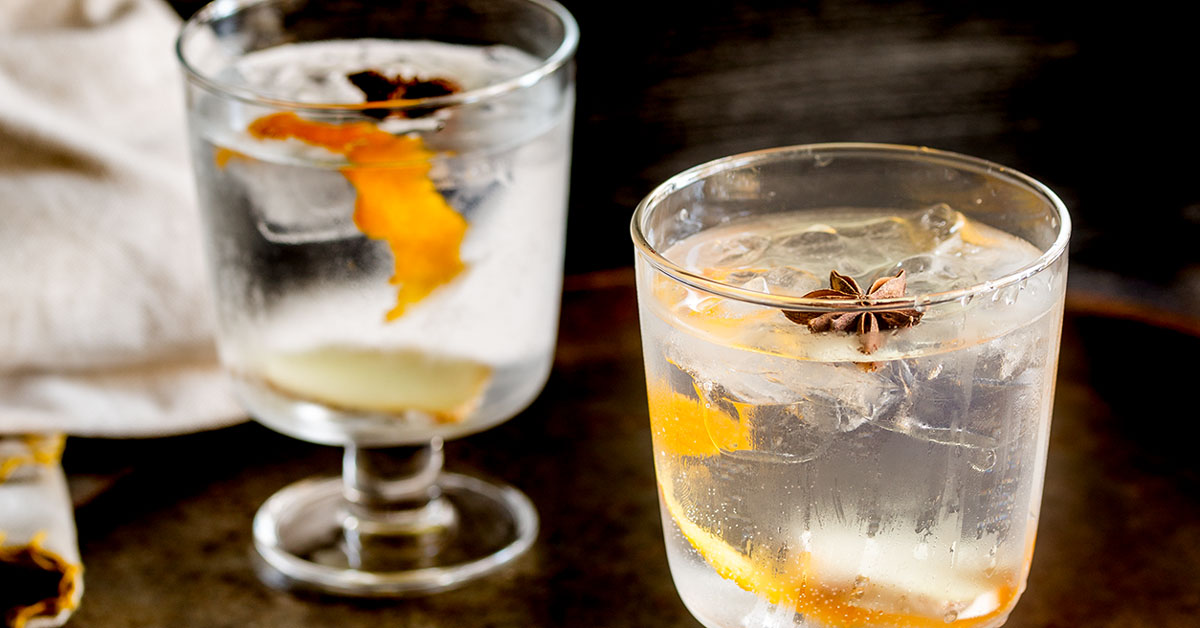 Ginger, Star Anise and Orange Gin and Tonic