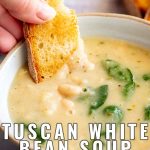 Creamy Tuscan White Bean Soup | Sprinkles and Sprouts