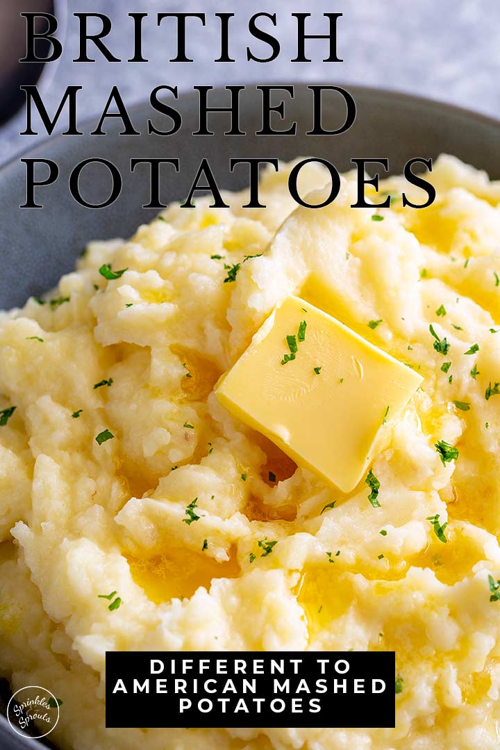 PIN IMAGE - Mashed potatoes with text over the top