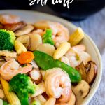 PINTEREST IMAGE - Tung Ting Shrimp with text overlay