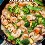 PINTEREST IMAGE - Tung Ting Shrimp with text overlay
