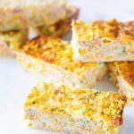 PINTEREST IMAGE - Bacon Veggie Rice Frittata with text