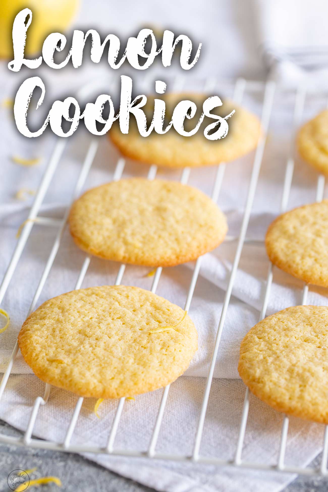 Lemon Wafer Cookies Sprinkles and Sprouts