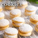 Pinterest Image - Melting Moments Cookies with text overlay