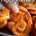 pin image: French Palmier Cookies with text overlay
