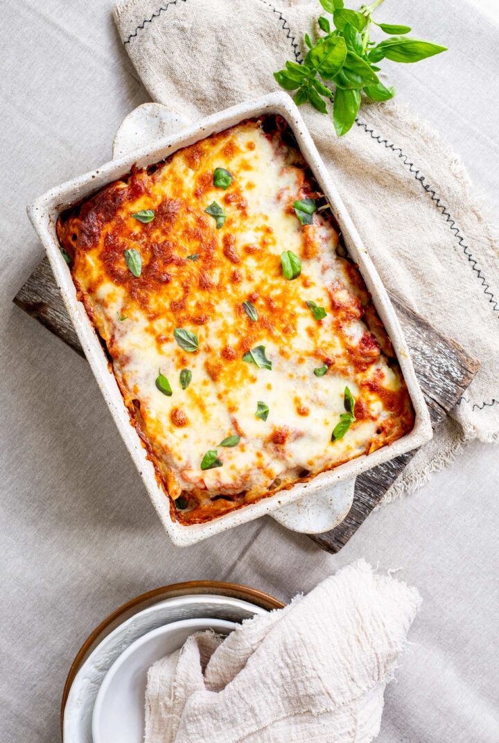 Meatless Baked Ziti Sprinkles and Sprouts