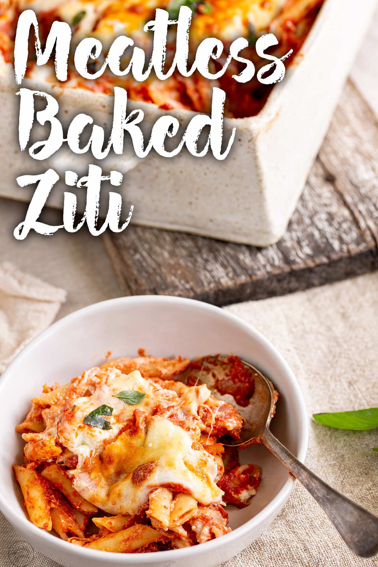 Meatless Baked Ziti Sprinkles and Sprouts