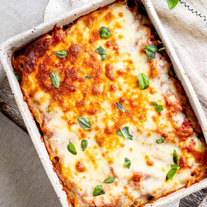 Meatless Baked Ziti - Sprinkles and Sprouts